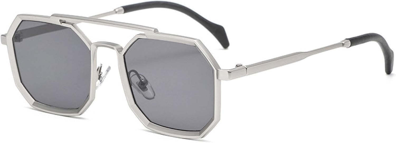 Женские солнцезащитные очки с двойной перемычкой, металлическая оправа, зеркальные линзы, защита от УФ-излучения UV400; мужские солнцезащитные очки в стиле панк DSVIGF, 02
Женские солнцезащитные очки с двойной перемычкой, металлическая оправа, зеркальные линзы, защита от УФ-излучения UV400; мужские солнцезащитные очки в стиле панк DSVIGF, 02