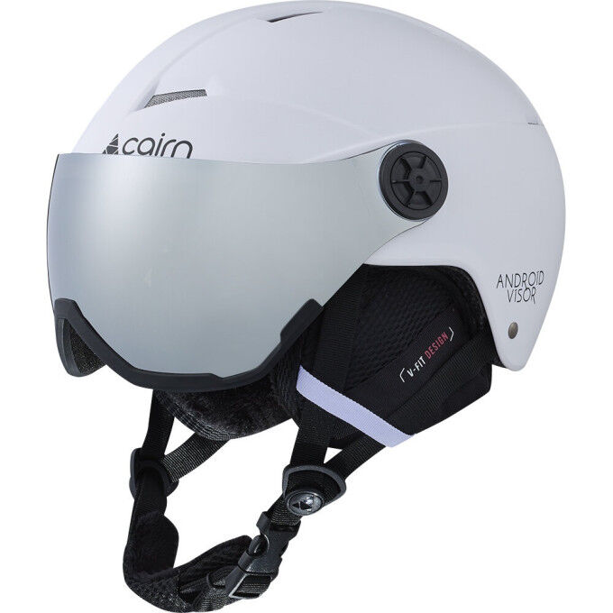 Шлем Cairn ANDROID VISOR J ski, матово-белый
Шлем Cairn ANDROID VISOR J ski, матово-белый