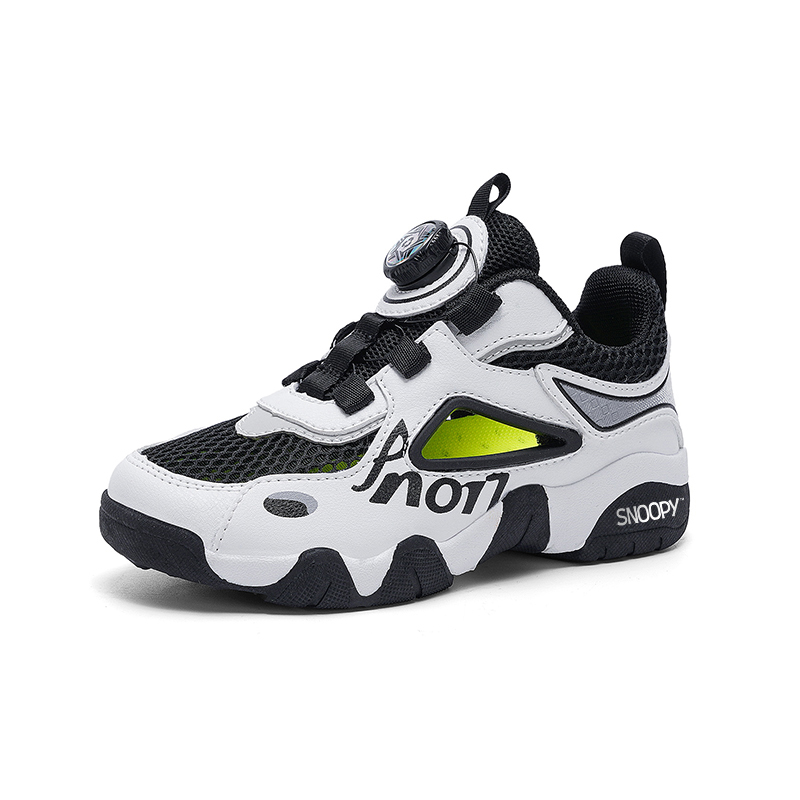 Кроссовки для бега для детей, противоскользящие, с амортизацией, износостойкие, дышащие, средней высоты SNOOPY, черный/белый
Кроссовки для бега для детей, противоскользящие, с амортизацией, износостойкие, дышащие, средней высоты SNOOPY, черный/белый