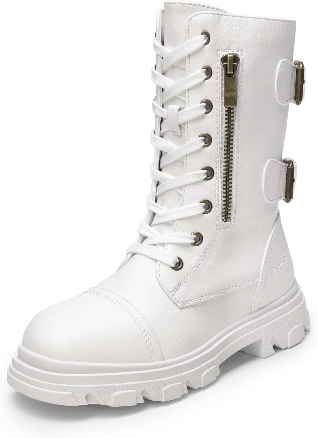 Детские ботинки DREAM PAIRS для девочек, боевые, с боковой молнией, на щиколотку, для малышей/маленьких детей/старших детей, White
Детские ботинки DREAM PAIRS для девочек, боевые, с боковой молнией, на щиколотку, для малышей/маленьких детей/старших детей, White
