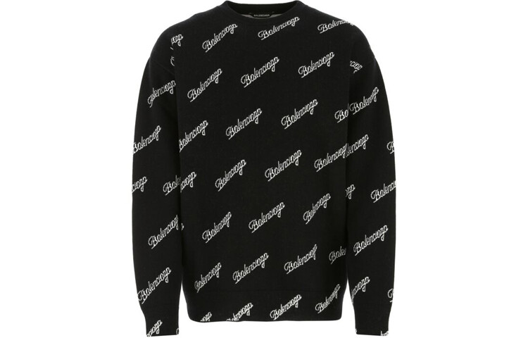Свитер мужской Balenciaga Script Logo, черный
Свитер мужской Balenciaga Script Logo, черный
