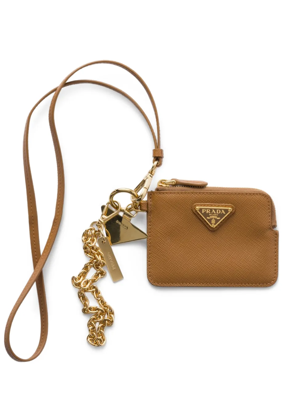 Картхолдер с логотипом Prada, коричневый
Картхолдер с логотипом Prada, коричневый