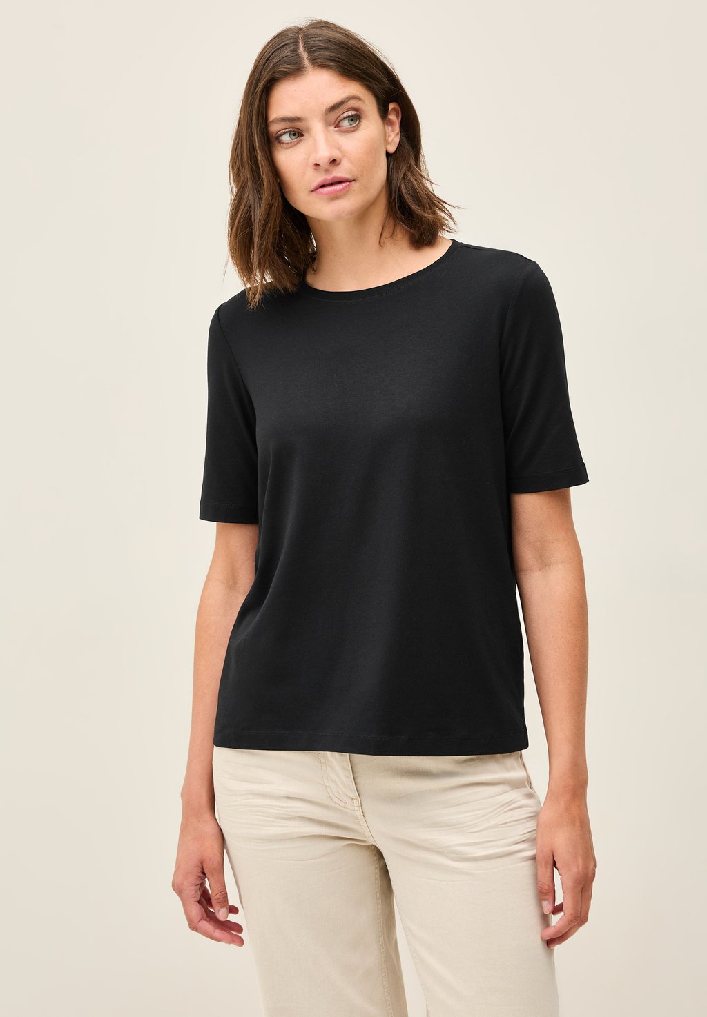 Базовая футболка Cecil, черный
Базовая футболка Cecil, черный