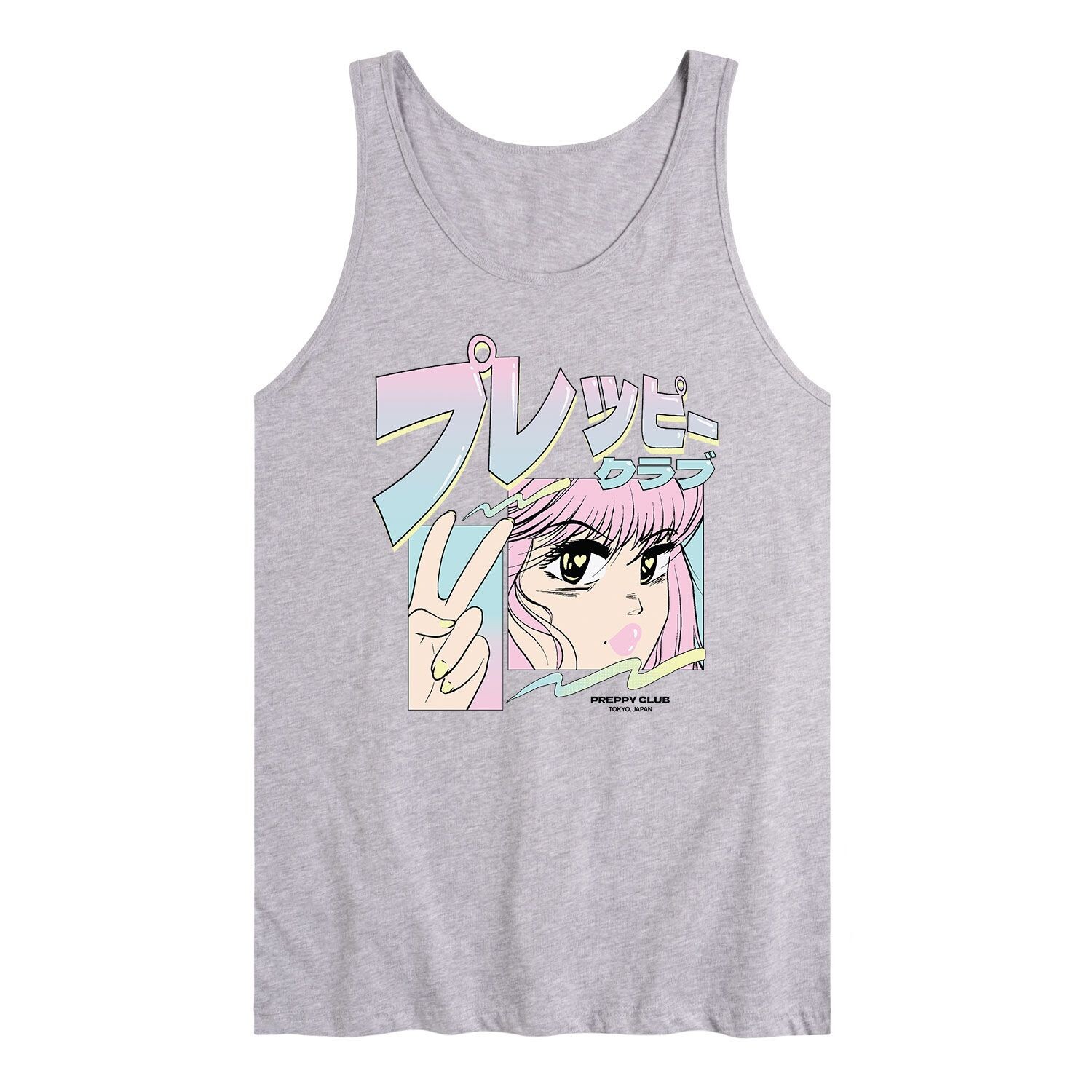 Мужская майка в стиле аниме Preppy Club Licensed Character
Мужская майка в стиле аниме Preppy Club Licensed Character