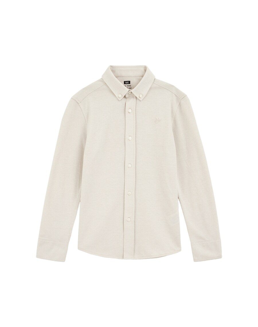 Рубашка обычного кроя на пуговицах WE Fashion, бежевый
Рубашка обычного кроя на пуговицах WE Fashion, бежевый