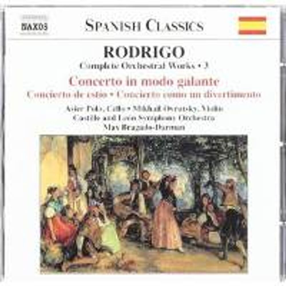 Диск CD Rodrigo: Complete Orchestral Works, Vol. 3 - Joaquín Rodrigo, Max Bragado-Darman, Asier Polo, Mikhail Ovrutsky, Castile and Leon Symphony Orchestra
Диск CD Rodrigo: Complete Orchestral Works, Vol. 3 - Joaquín Rodrigo, Max Bragado-Darman, Asier Polo, Mikhail Ovrutsky, Castile and Leon Symphony Orchestra