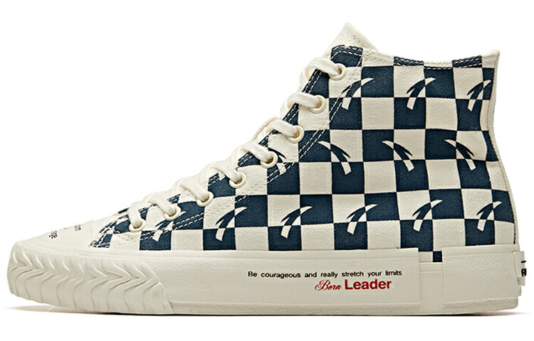 Мужские парусиновые туфли с высоким берцем, белые/синие Anta
Мужские парусиновые туфли с высоким берцем, белые/синие Anta