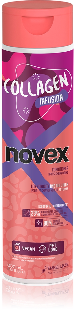 Укрепляющий кондиционер с коллагеновым настоем Novex, 300 мл
Укрепляющий кондиционер с коллагеновым настоем Novex, 300 мл