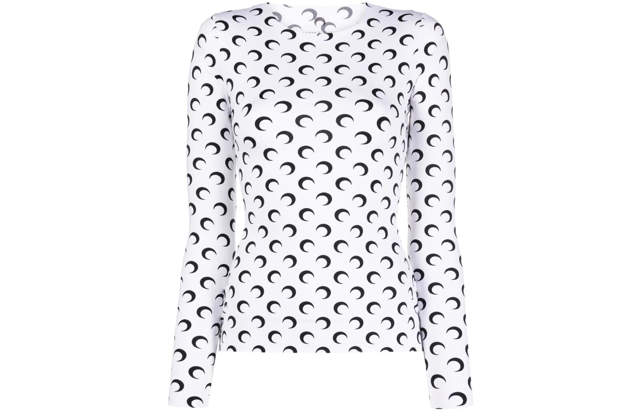 Топ с принтом Crescent Moon Marine Serre, белый
Топ с принтом Crescent Moon Marine Serre, белый