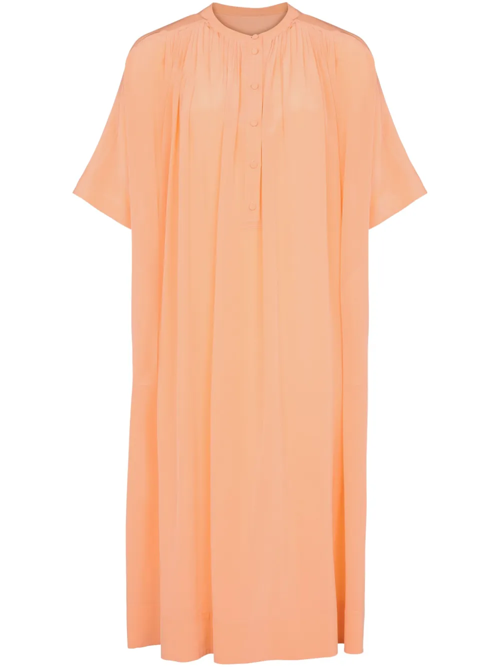 Шелковое платье миди Yves Salomon, оранжевый
Шелковое платье миди Yves Salomon, оранжевый