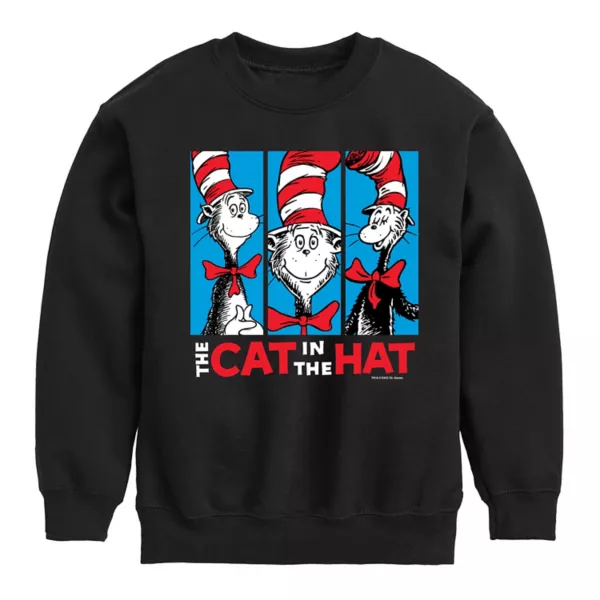 Мальчики 8-20 лет, флисовая толстовка с изображением кота в шляпе Доктора Сьюза. Licensed Character, черный
Мальчики 8-20 лет, флисовая толстовка с изображением кота в шляпе Доктора Сьюза. Licensed Character, черный