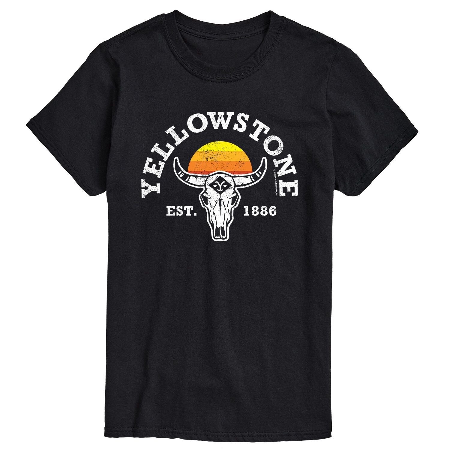 Футболка Big & Tall Yellowstone EST 1886 Licensed Character, черный
Футболка Big & Tall Yellowstone EST 1886 Licensed Character, черный