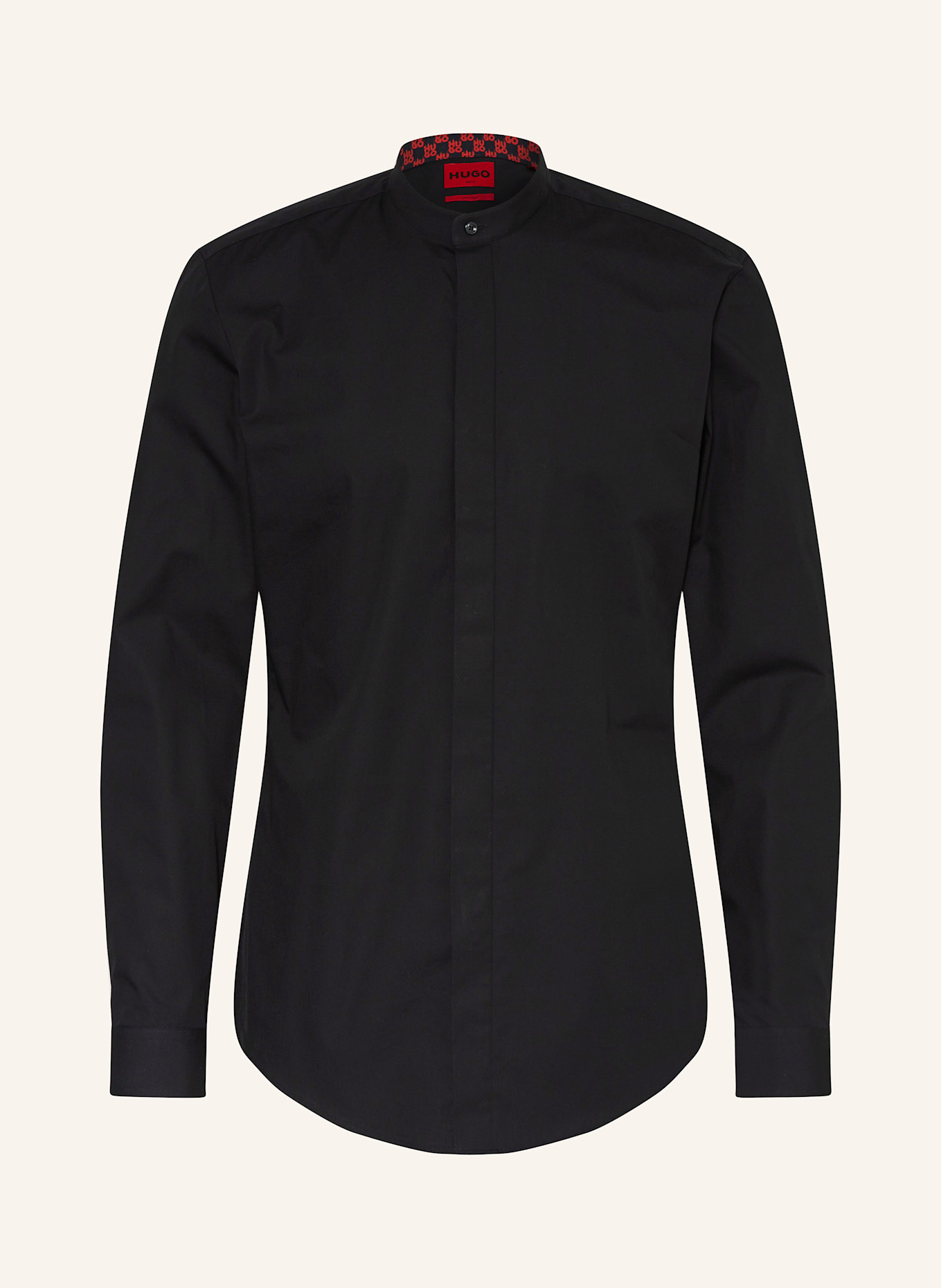 Рубашка Kaleb облегающего кроя с воротником-стойкой Hugo, черный
Рубашка Kaleb облегающего кроя с воротником-стойкой Hugo, черный
