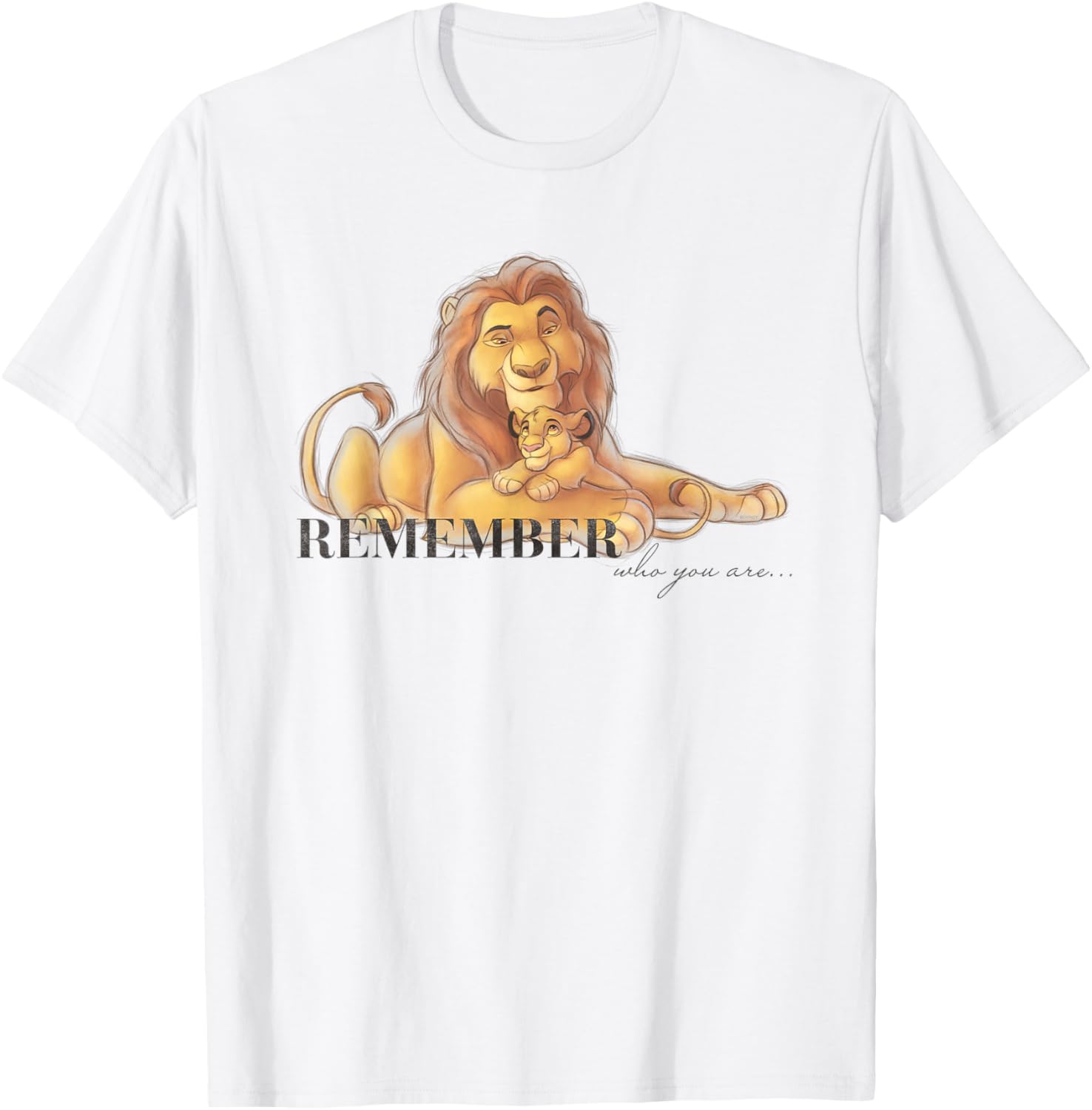 Футболка Disney, посвященная 100-летию мультфильма «Король Лев» (D100), с цитатой «Помни», белая
Футболка Disney, посвященная 100-летию мультфильма «Король Лев» (D100), с цитатой «Помни», белая