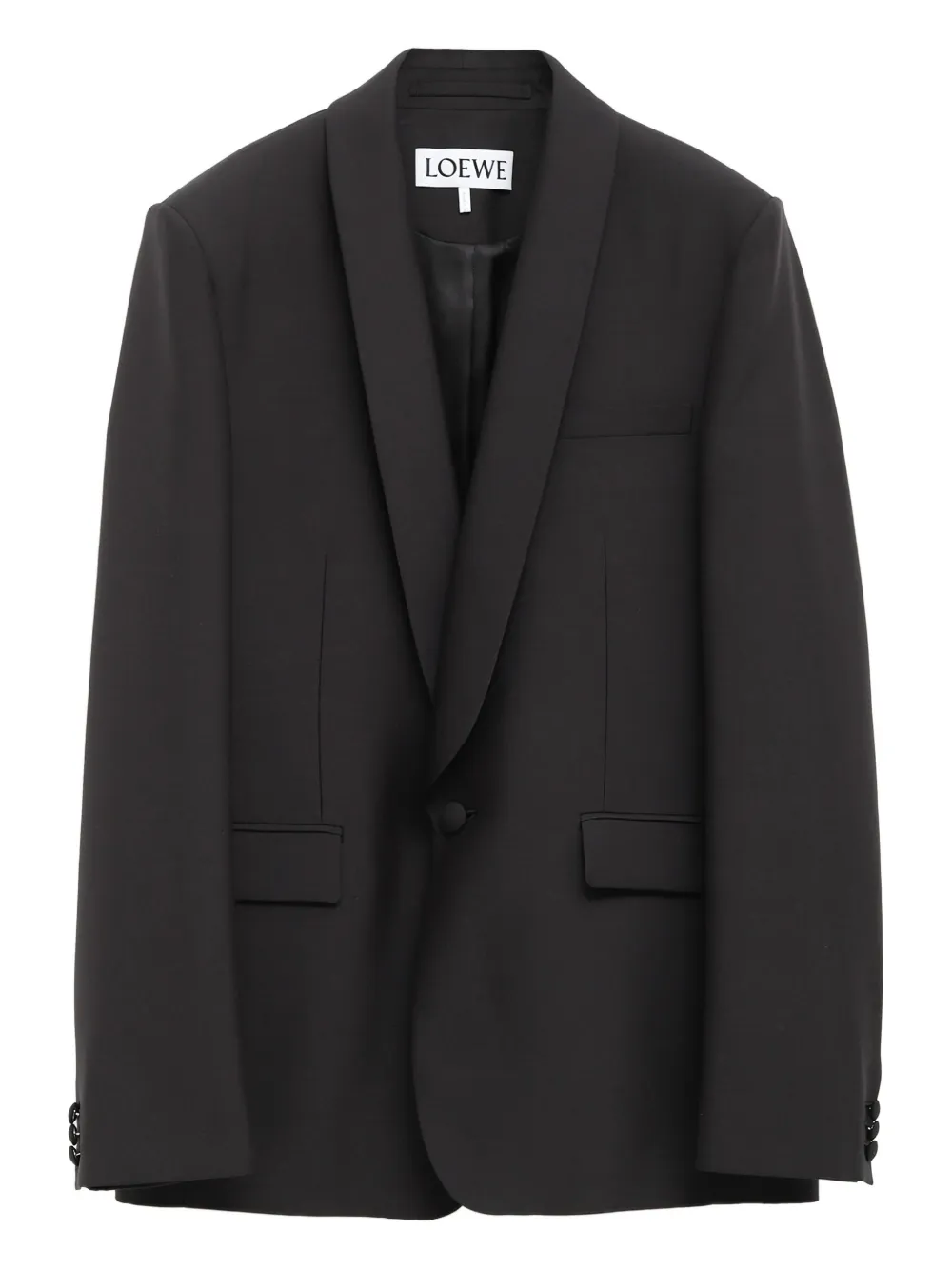 Однобортный пиджак LOEWE, черный
Однобортный пиджак LOEWE, черный