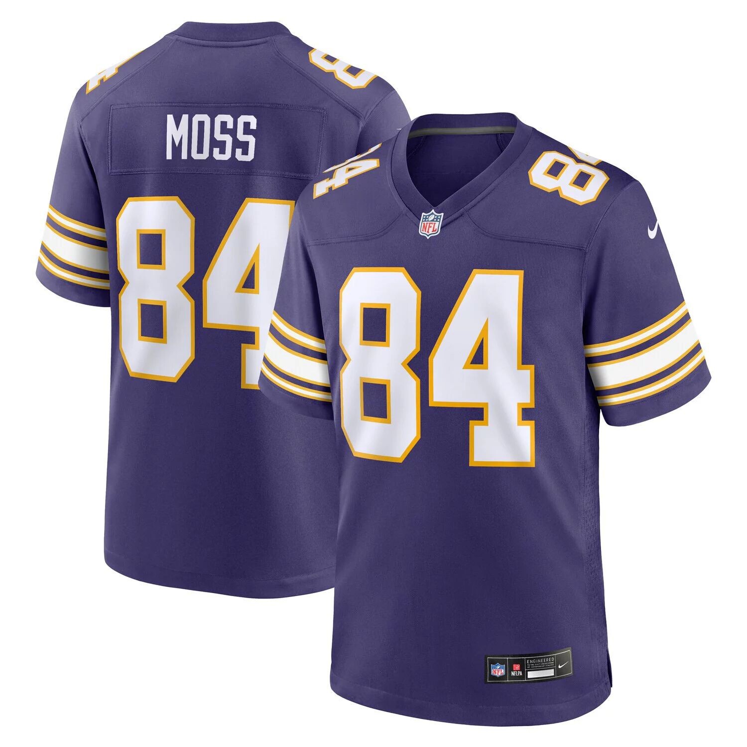 Мужская классическая майка для пенсионеров Randy Moss Purple Minnesota Vikings Game Nike
Мужская классическая майка для пенсионеров Randy Moss Purple Minnesota Vikings Game Nike