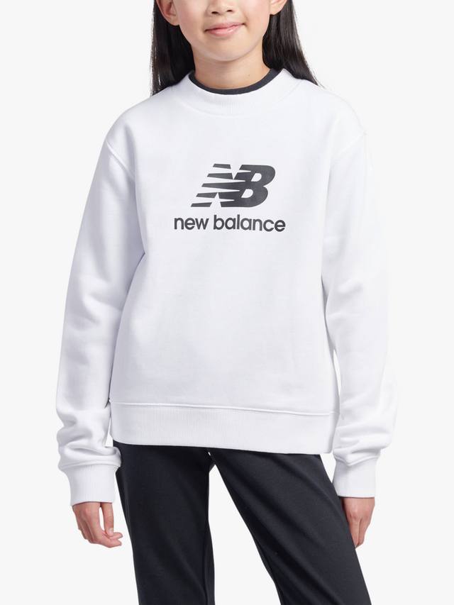Детский свитшот с мягкой внутренней стороной New Balance, Bright White
Детский свитшот с мягкой внутренней стороной New Balance, Bright White