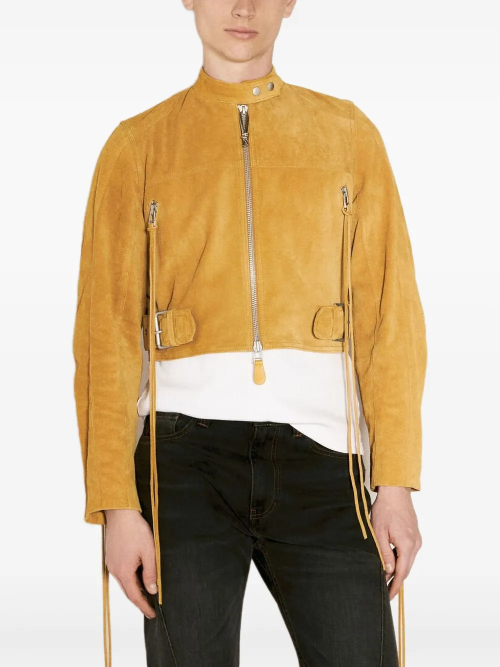 Укороченная замшевая куртка EYTYS, желтый
Укороченная замшевая куртка EYTYS, желтый