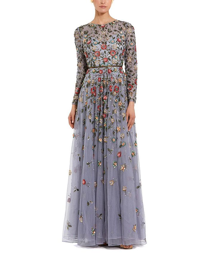 Украшенное платье с высоким воротником, длинными рукавами и силуэтом А-силуэта Mac Duggal, мультиколор
Украшенное платье с высоким воротником, длинными рукавами и силуэтом А-силуэта Mac Duggal, мультиколор