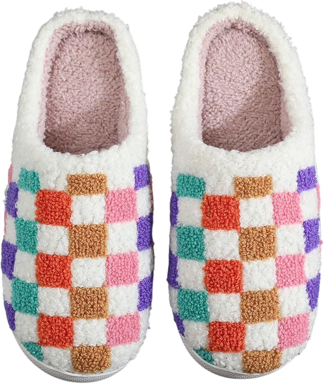 Тапочки WIRETRAN для женщин и мужчин с мягкой подошвой с эффектом памяти, пушистые зимние теплые домашние тапочки, Checker
Тапочки WIRETRAN для женщин и мужчин с мягкой подошвой с эффектом памяти, пушистые зимние теплые домашние тапочки, Checker