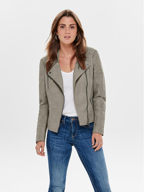 Куртка из искусственной кожи, стандартного кроя Only, серый
Куртка из искусственной кожи, стандартного кроя Only, серый