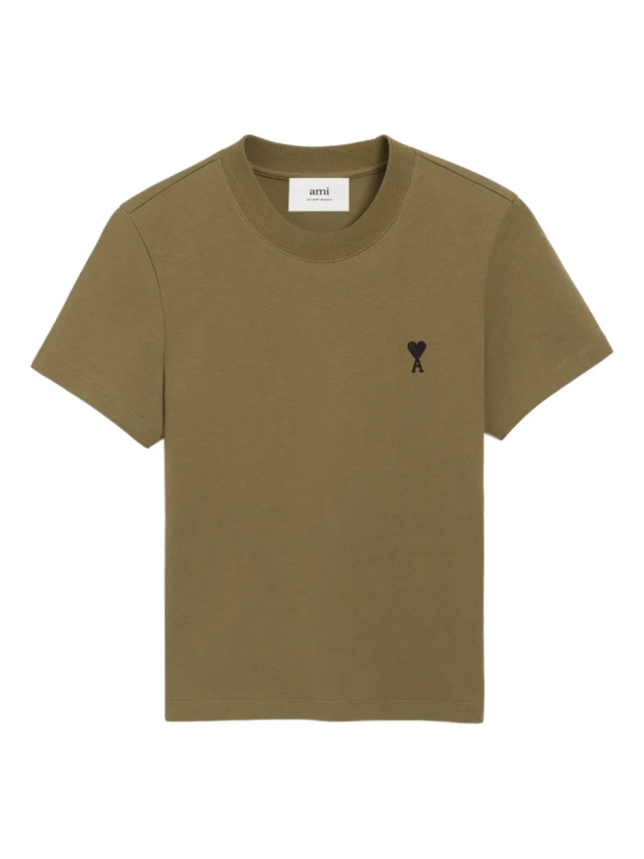 Футболка из хлопка с вышитым сердцем AMI Paris, зеленый
Футболка из хлопка с вышитым сердцем AMI Paris, зеленый