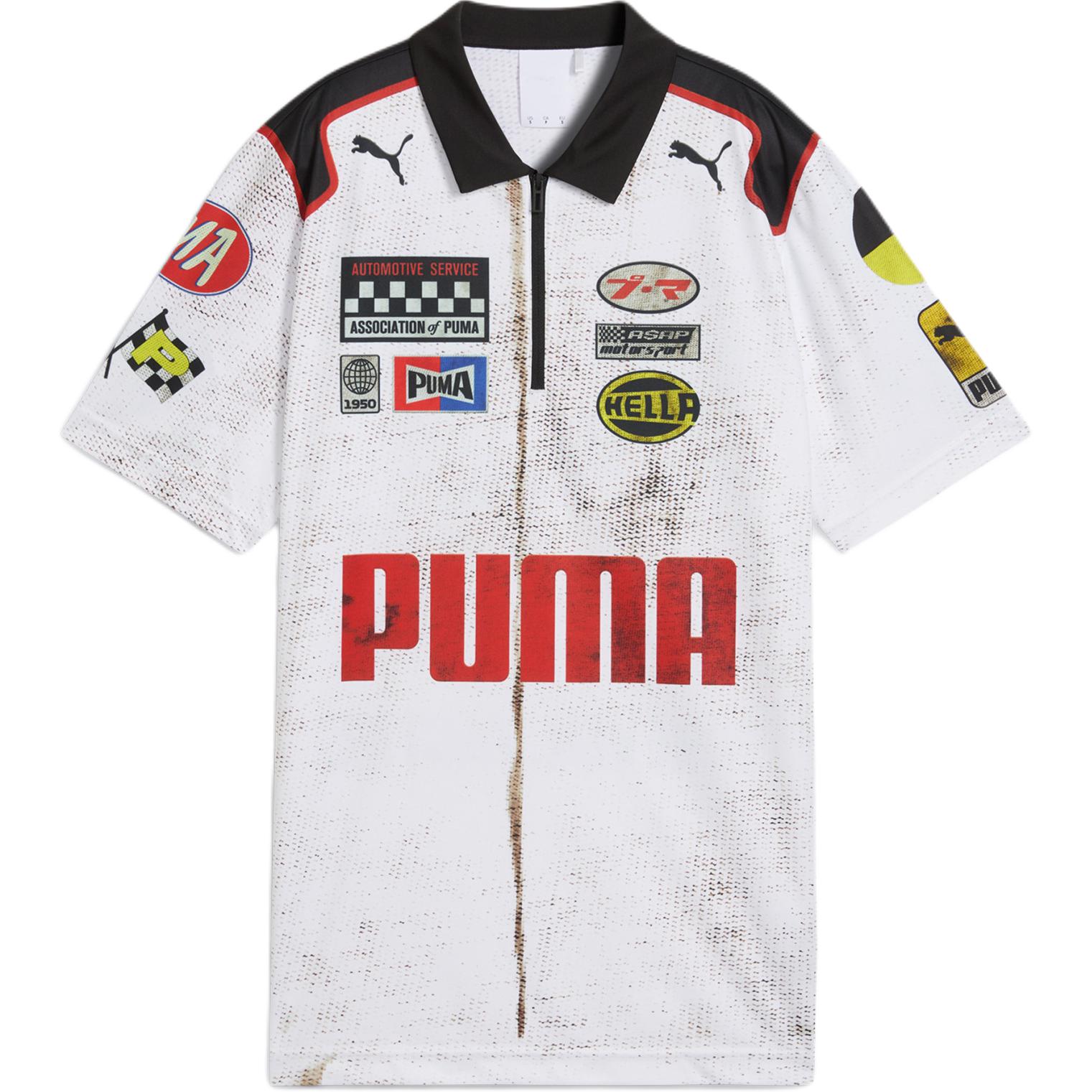 Футболка поло с молнией X A$AP Rocky Team PUMA, белая
Футболка поло с молнией X A$AP Rocky Team PUMA, белая