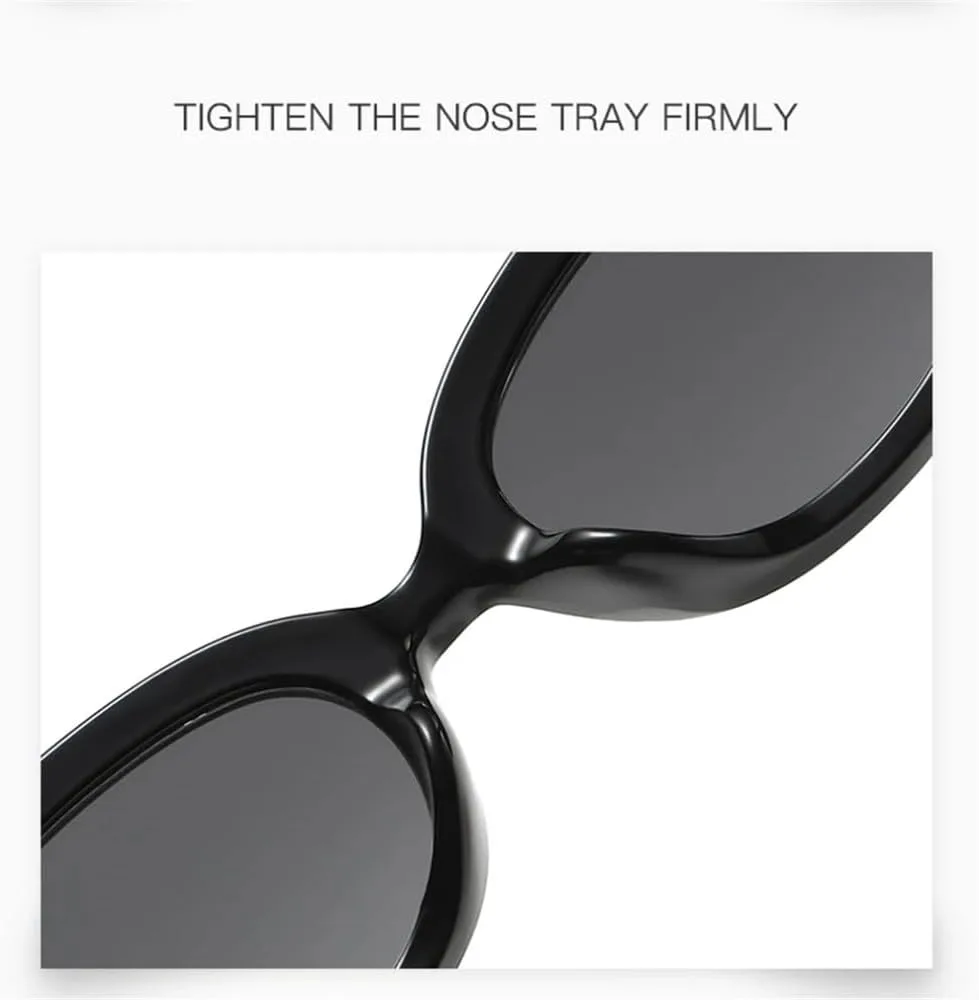 Винтажные овальные солнцезащитные очки для женщин, модные ретро-очки, стильные дизайнерские солнцезащитные очки с защитой от УФ-излучения UV400 UJNHGQ, Black
Винтажные овальные солнцезащитные очки для женщин, модные ретро-очки, стильные дизайнерские солнцезащитные очки с защитой от УФ-излучения UV400 UJNHGQ, Black