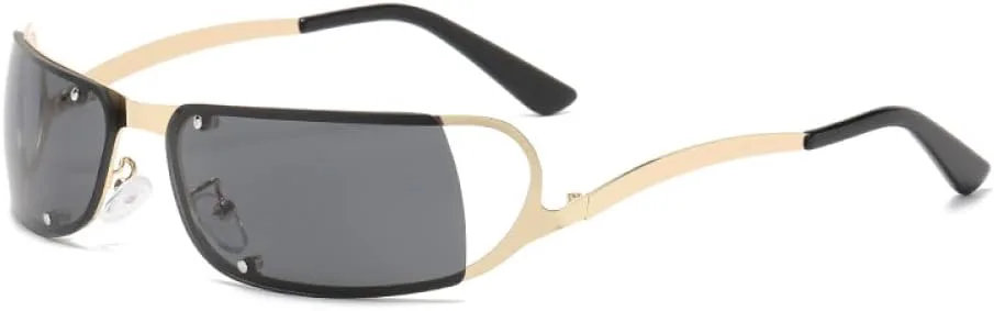 Винтажные солнцезащитные очки для женщин в стиле панк, ретро-очки с обтекаемой формой, мужские солнцезащитные очки с защитой от УФ-излучения UV400 LANGSER, Gold Black
Винтажные солнцезащитные очки для женщин в стиле панк, ретро-очки с обтекаемой формой, мужские солнцезащитные очки с защитой от УФ-излучения UV400 LANGSER, Gold Black