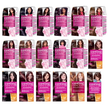 Краска для волос L'Oreal Casting Creme Gloss Ammonia Free with Cream
Краска для волос L'Oreal Casting Creme Gloss Ammonia Free with Cream