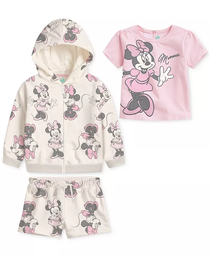 Детский комплект для девочки: худи, футболка и шорты Minnie Mouse, 3 предмета Disney, розовый
Детский комплект для девочки: худи, футболка и шорты Minnie Mouse, 3 предмета Disney, розовый