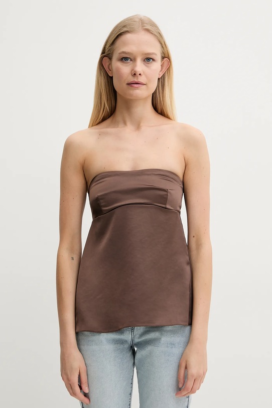 Блузка Patrizia Pepe, коричневый
Блузка Patrizia Pepe, коричневый