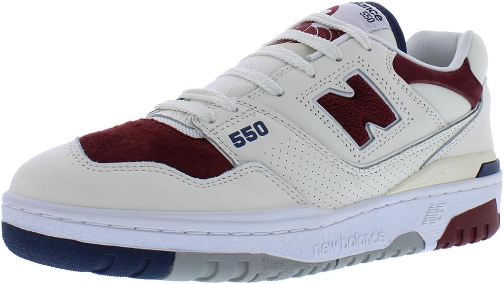Мужские кроссовки New Balance 550, белый/слоновая кость/красный
Мужские кроссовки New Balance 550, белый/слоновая кость/красный