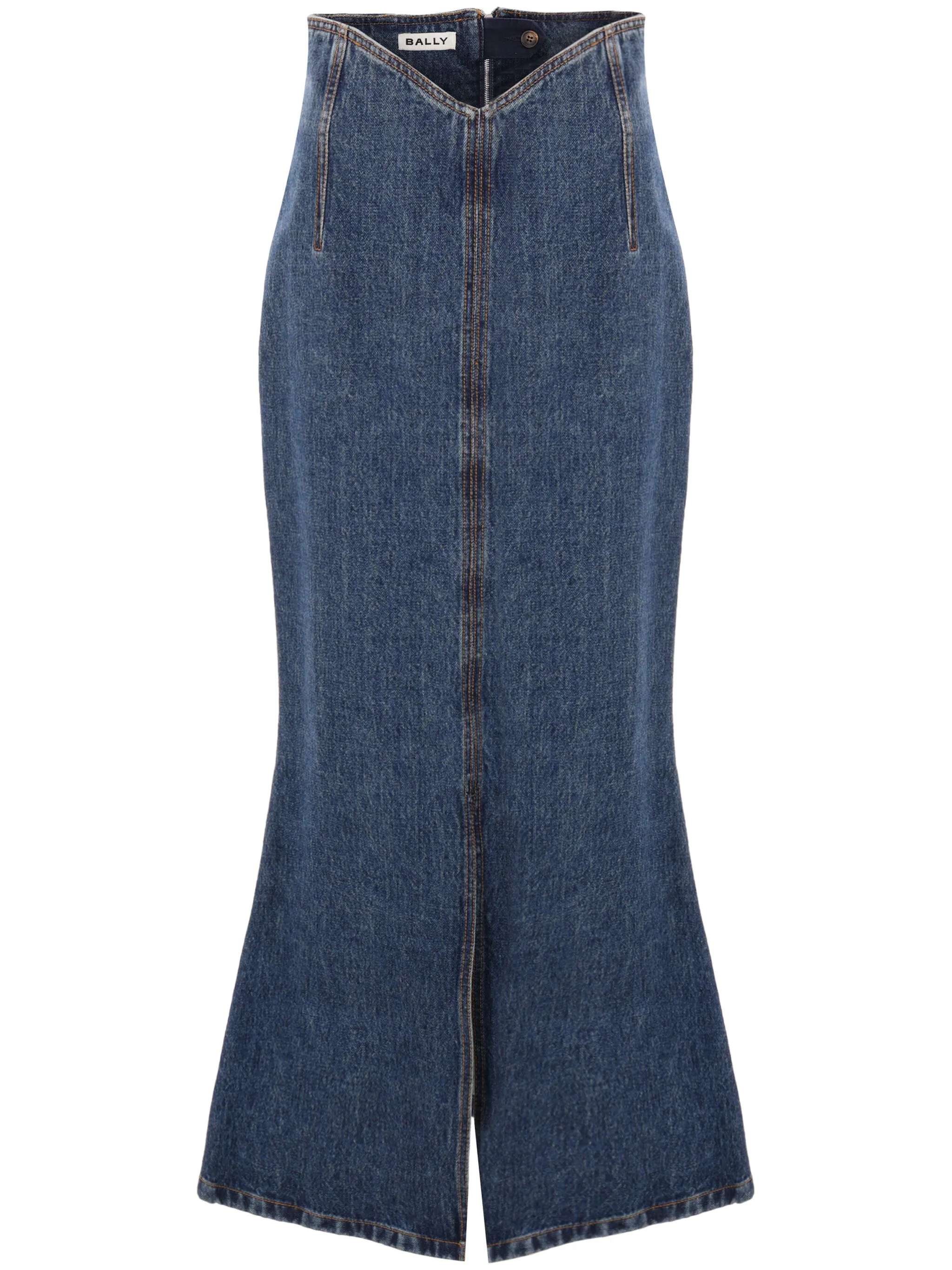 Джинсовая юбка миди Bally, синий
Джинсовая юбка миди Bally, синий