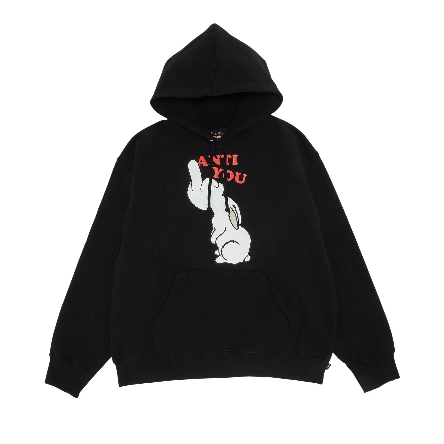 Толстовка с капюшоном Supreme x UNDERCOVER Anti You, цвет Черный 
Толстовка с капюшоном Supreme x UNDERCOVER Anti You, цвет Черный