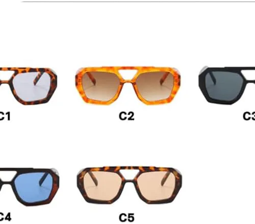 Солнцезащитные очки в стиле ретро 2027 с двойной перемычкой для женщин, большая оправа, коричневый градиент, модные солнцезащитные очки для мужчин MTZJH, C4
Солнцезащитные очки в стиле ретро 2027 с двойной перемычкой для женщин, большая оправа, коричневый градиент, модные солнцезащитные очки для мужчин MTZJH, C4