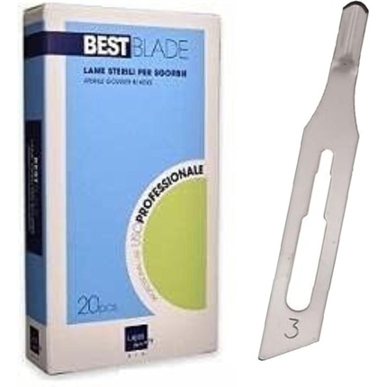 Лезвия-стамески размером 3 мм для подологии - упаковка 20 шт Best Blade
Лезвия-стамески размером 3 мм для подологии - упаковка 20 шт Best Blade