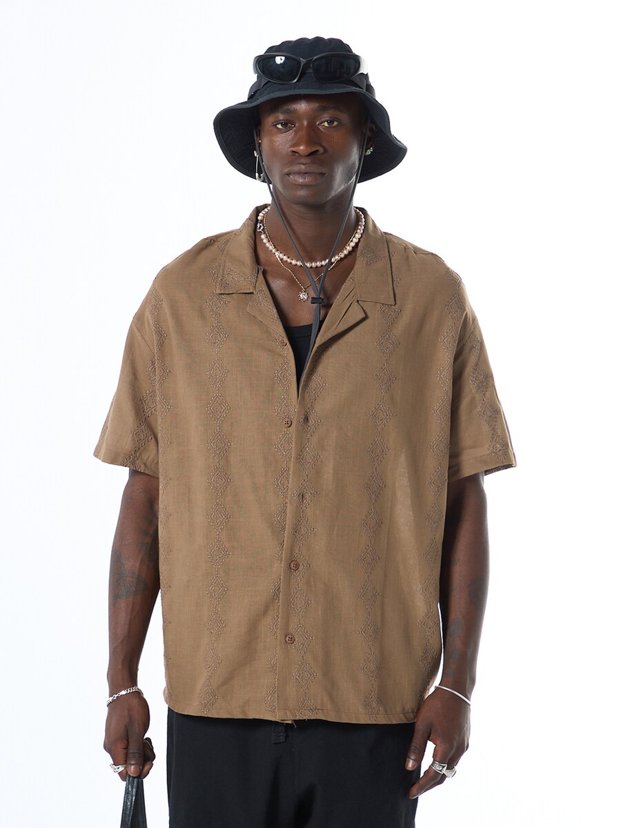 Рубашка на пуговицах Comfort fit VAMOS CLO, коричневый
Рубашка на пуговицах Comfort fit VAMOS CLO, коричневый