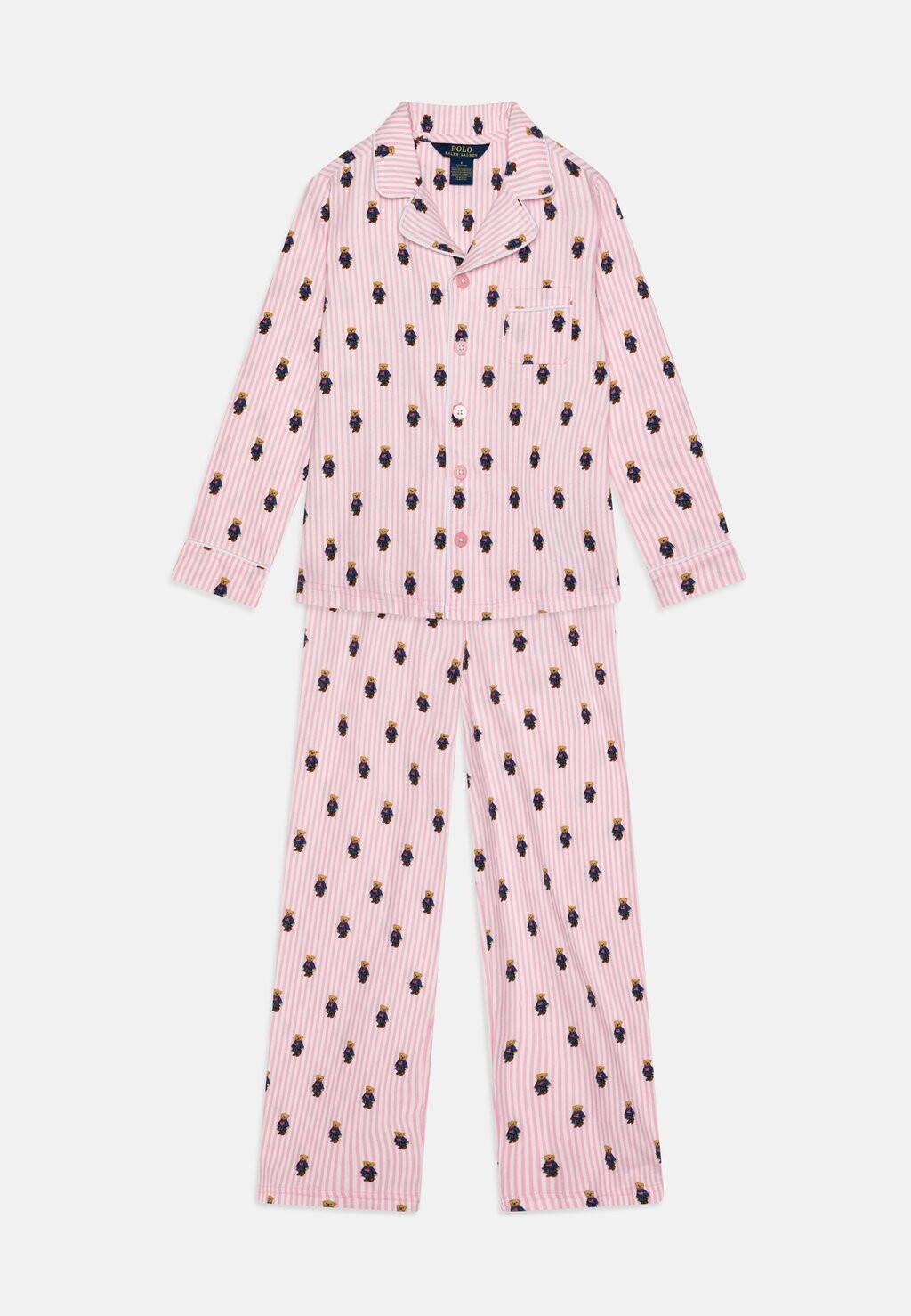 Пижама Bear Pant Polo Ralph Lauren, цвет white/carmel pink
Пижама Bear Pant Polo Ralph Lauren, цвет white/carmel pink