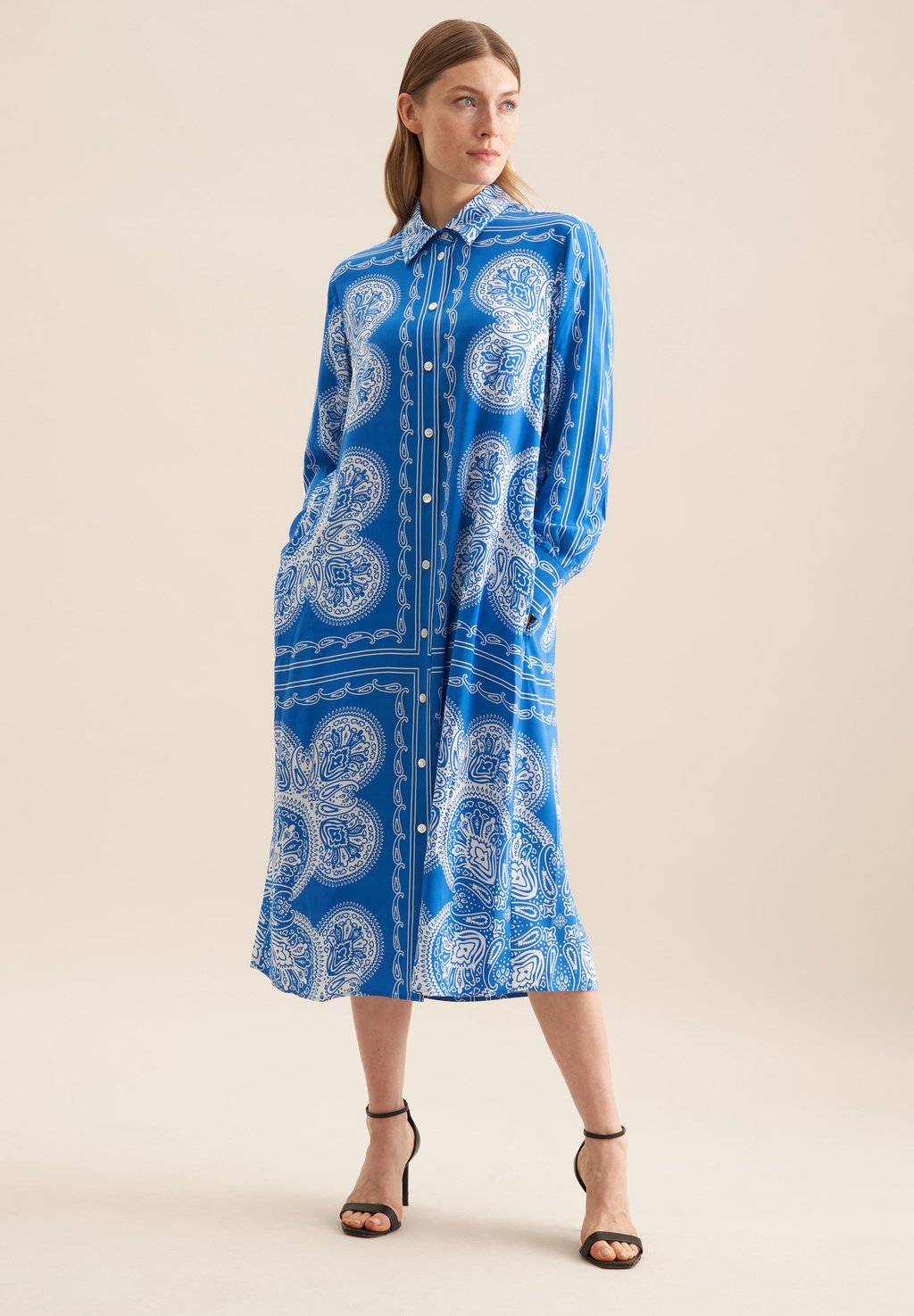 Платье-рубашка REGULAR Seidensticker, синий
Платье-рубашка REGULAR Seidensticker, синий