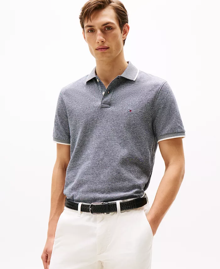 Мужская поло Regular-Fit с контрастной отделкой из льна Tommy Hilfiger, синий
Мужская поло Regular-Fit с контрастной отделкой из льна Tommy Hilfiger, синий