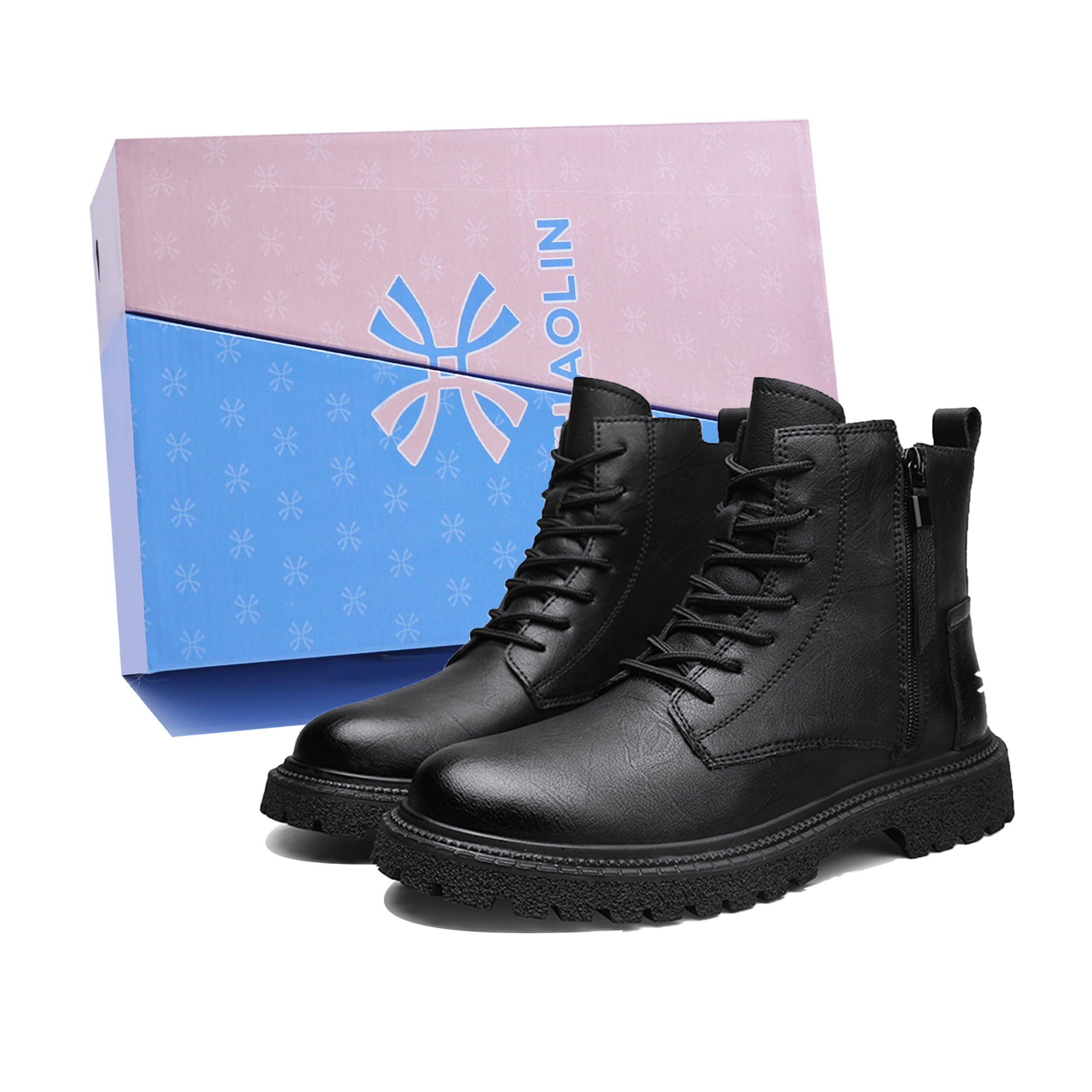 YUZHAOLIN Короткие мужские ботинки Martin, черные
YUZHAOLIN Короткие мужские ботинки Martin, черные