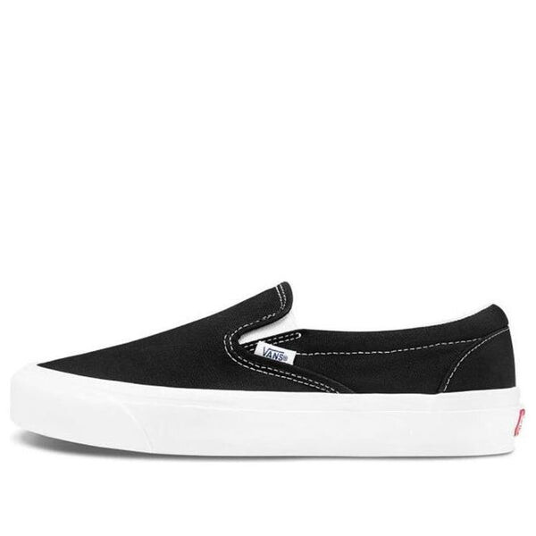 Кроссовки og classic slip-on lx 'black' Vans, черный 
Кроссовки og classic slip-on lx 'black' Vans, черный