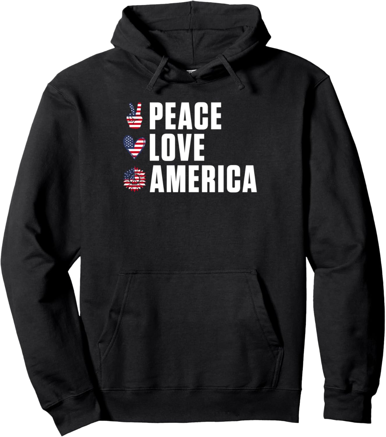 Худи Мир, любовь, Америка American Gifts & Accessories, черный
Худи Мир, любовь, Америка American Gifts & Accessories, черный