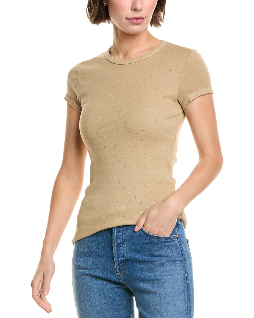 Enza Costa Топ с ажурным краем, коричневый
Enza Costa Топ с ажурным краем, коричневый