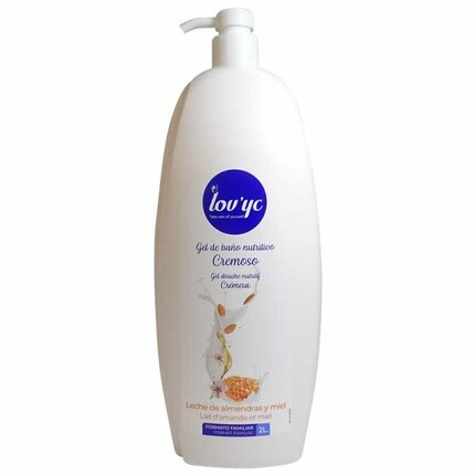 Lovyc Кремовый гель для душа с миндальным молоком и медом 2000 мл
Lovyc Кремовый гель для душа с миндальным молоком и медом 2000 мл
