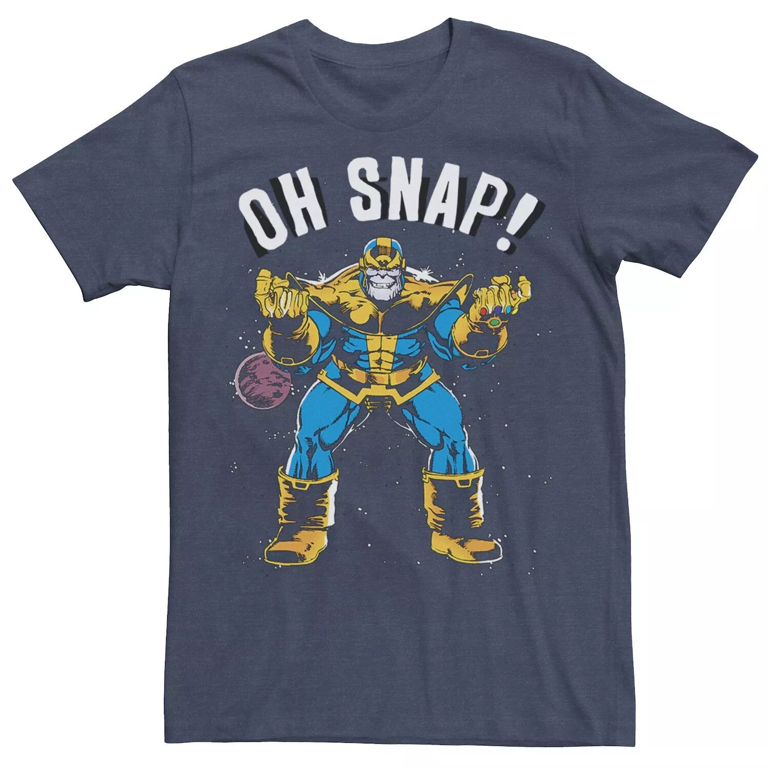 Мужской Thanos Space Oh Snap! Футболка с рисунком в стиле ретро-комиксов Marvel
Мужской Thanos Space Oh Snap! Футболка с рисунком в стиле ретро-комиксов Marvel