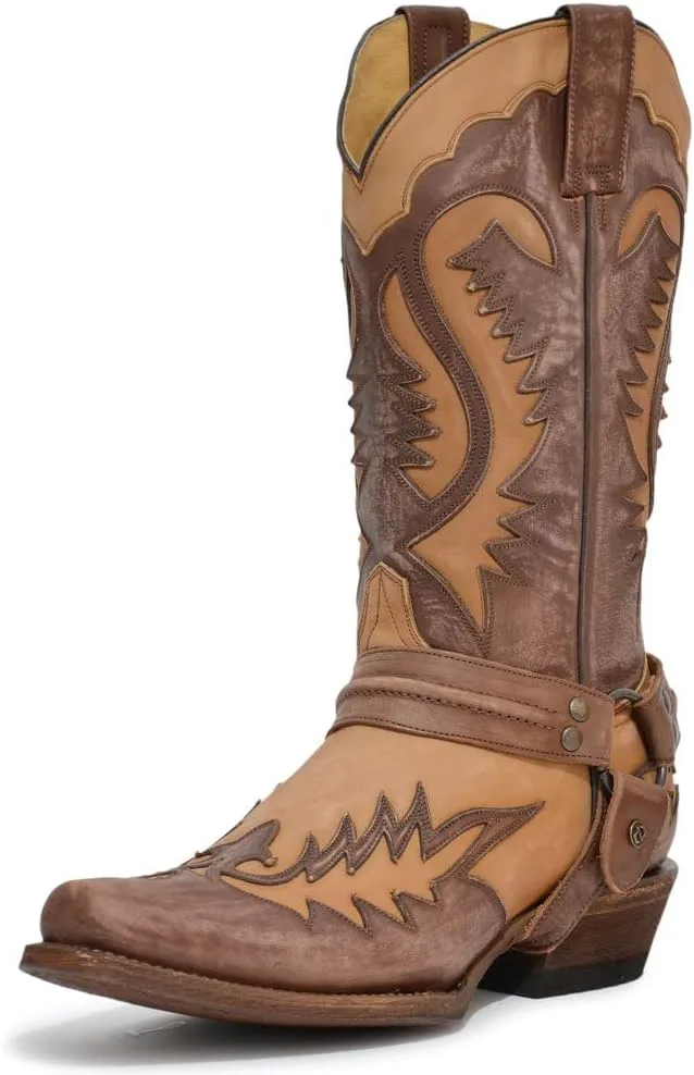 Мужские вестерн-бутсы Stetson Outlaw с мытым верхом и накладками, заостренный носок - 12-020-6204-3849 Ta
Мужские вестерн-бутсы Stetson Outlaw с мытым верхом и накладками, заостренный носок - 12-020-6204-3849 Ta