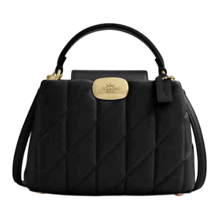 COACH Элайза кожаная наплечная сумка через плечо миниатюрная женская черная
COACH Элайза кожаная наплечная сумка через плечо миниатюрная женская черная