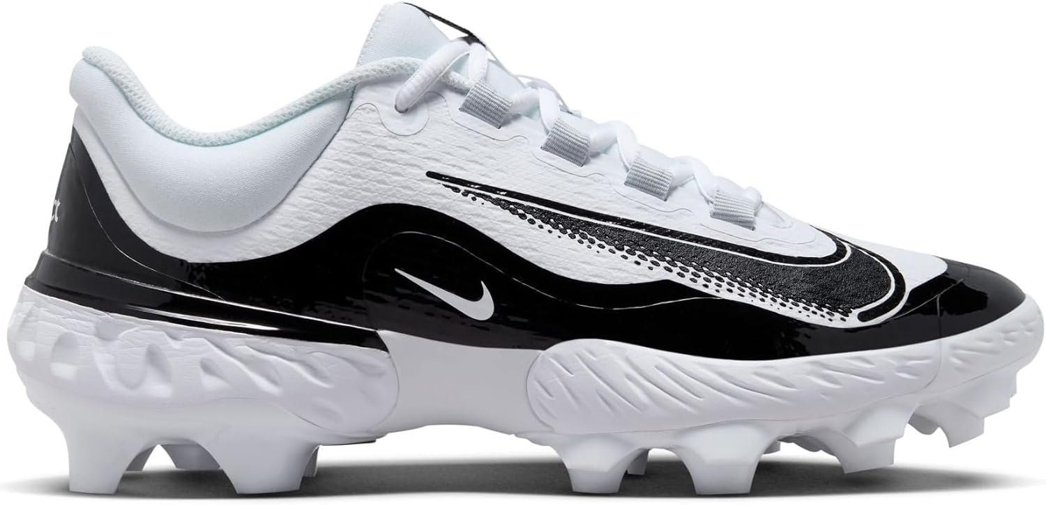 Бейсбольные бутсы Nike Men's Alpha Huarache Elite 4, White/Black/Pure Platinum
Бейсбольные бутсы Nike Men's Alpha Huarache Elite 4, White/Black/Pure Platinum